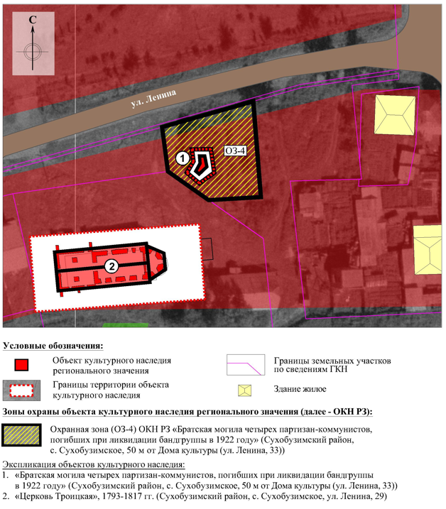 Постановление Правительства Красноярского края от 28.12.2021 N 954-п "Об установлении зон охраны объектов культурного наследия регионального значения, расположенных в с. Сухобузимское Сухобузимского района Красноярского края, утверждении требований к градостроительным регламентам в границах территорий данных зон"